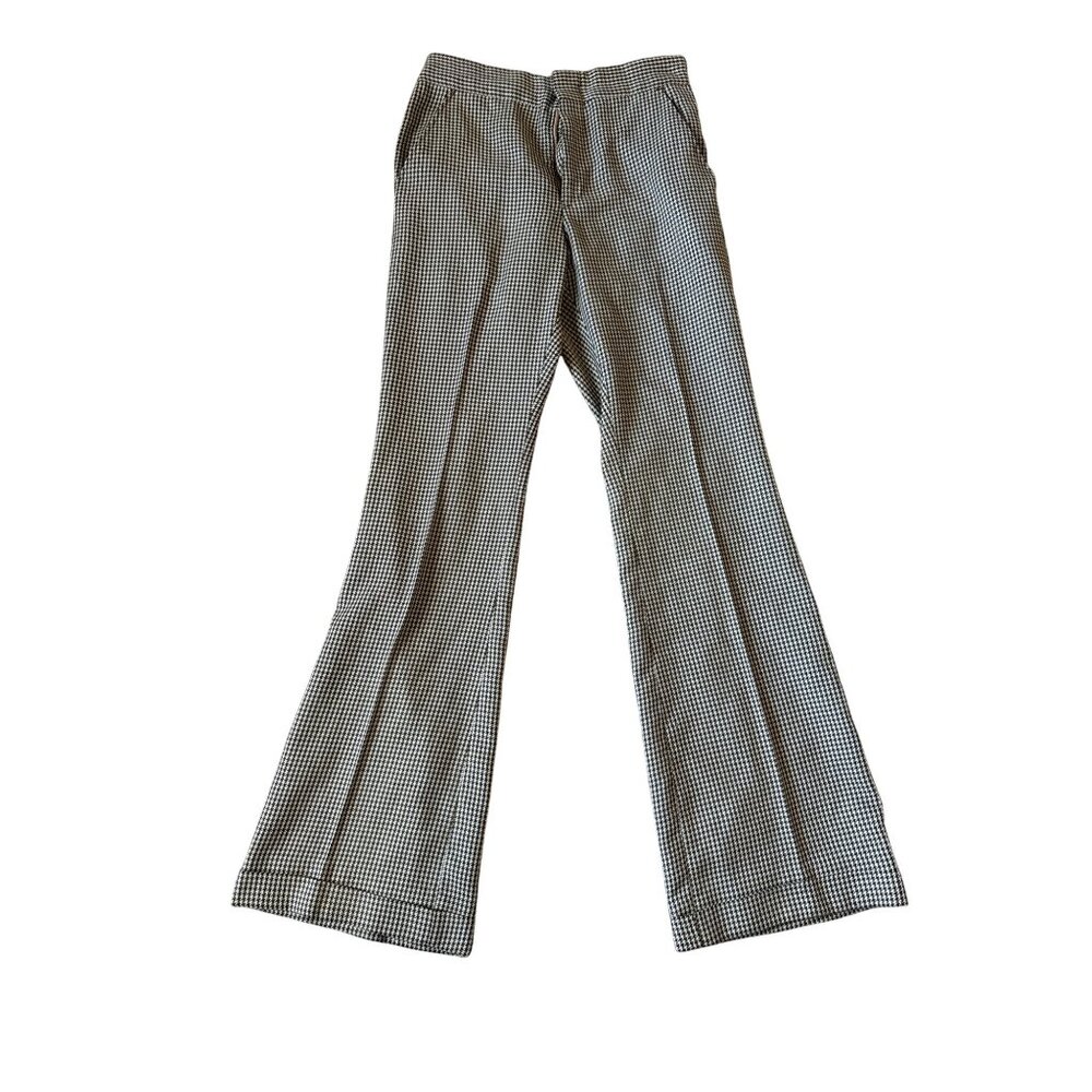 VTG Levi's Panatela 70s Plaid Beige High Waisted Dress Pants Trousers Size W24